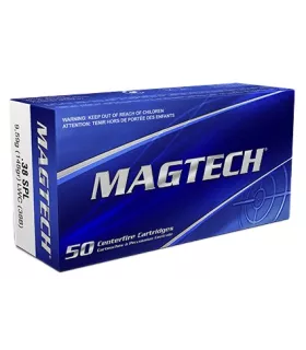 50 balles Cal.38 SP 158grs LWC MAGTECH