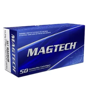 50 balles Cal.357 Mag 158grs FMJ Flat MAGTECH