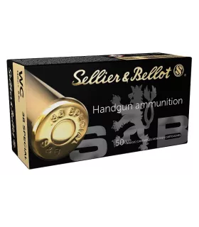 50 balles Cal.38 SP 148grs WC S