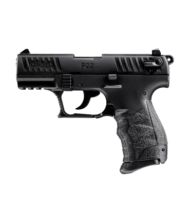 Pistolet P22Q Noir Cal.22LR Canon 3.42" WALTHER