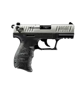 Pistolet P22Q Nickel Cal.22LR Canon 3.42" WALTHER