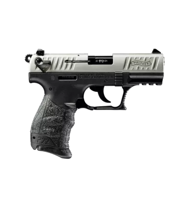 Pistolet P22Q Nickel Cal.22LR Canon 3.42" WALTHER
