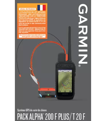 Pack GPS ALPHA 200F Plus T20 Version F GARMIN