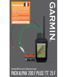 Pack GPS ALPHA 200F Plus TT25 Version F GARMIN