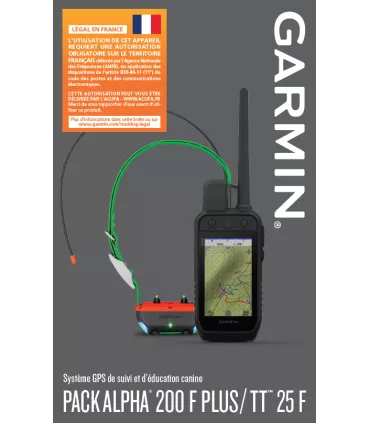 Pack GPS ALPHA 200F Plus TT25 Version F GARMIN