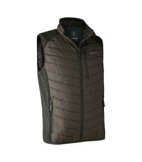 Gilet Doudoune Moor avec tricot Vert |Deerhunter