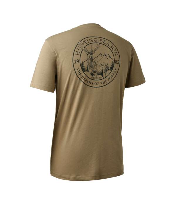 T-shirt Easton Beige |Deerhunter