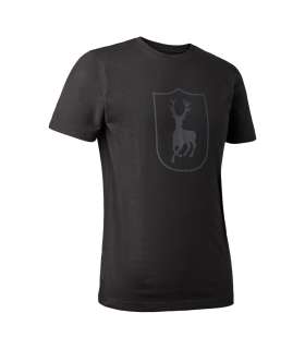 T-shirt Deer Noir |Deerhunter