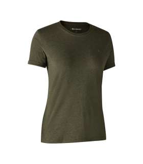 Lot de 2 t-shirts basiques femmes Gris & Vert |Deerhunter 2