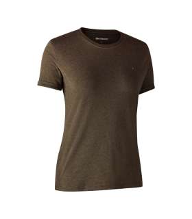 Lot de 2 t-shirts basiques femmes Gris & Marron |Deerhunter 2