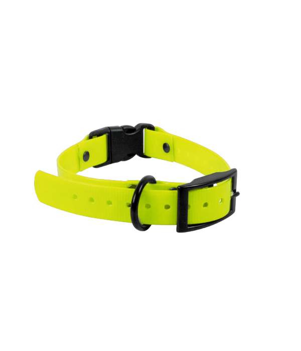 Collier biothane Clip Rapide Jaune | HB Dog