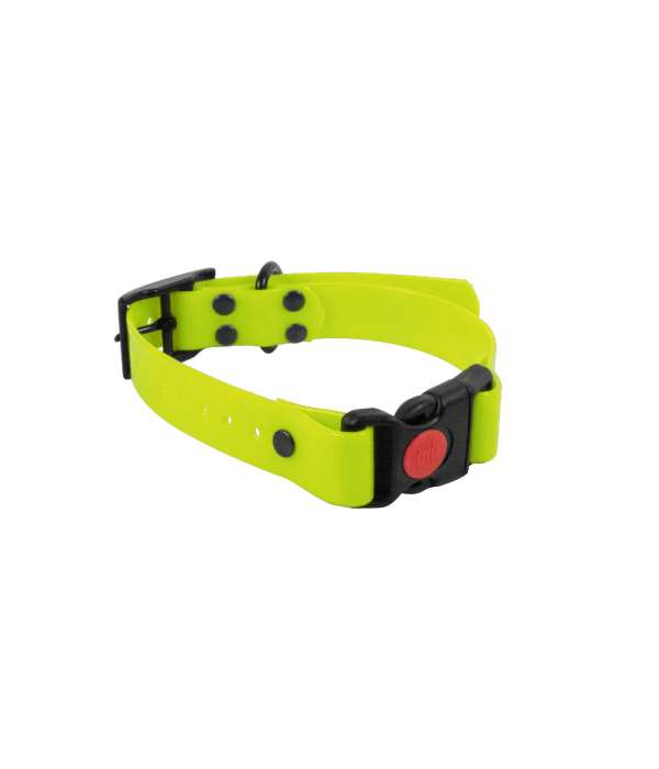 Collier biothane Clip Rapide Jaune | HB Dog