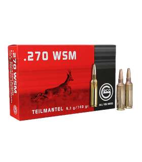 20 balles DEMI BLINDEE Cal. 270 WSM 140 GRS GECO