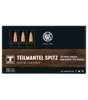 20 balles TMS 222 REM 50GRS RWS