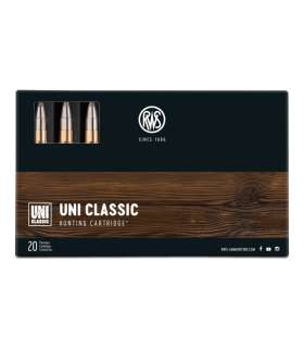 20 balles UNI CLASSIC Cal. 9.3X74R 293 GRS RWS