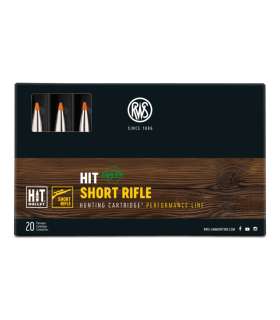 20 balles SHORT RIFLE HIT Cal. 30-06 SPRG 165 GRS RWS