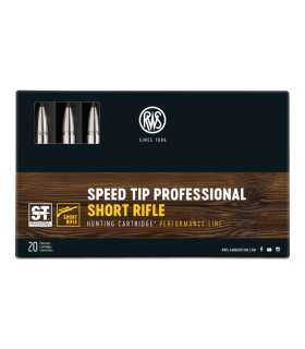 20 balles SHORT RIFLE S. TIP PRO Cal. 30-06 SPRG 165 GRS RWS