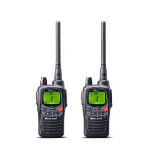 Pack de 2 Talkie walkie G9 PRO NOIR + Oreillettes MIDLAND