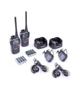 Pack de 2 Talkie walkie G9 PRO NOIR + Oreillettes MIDLAND 2