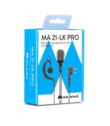 Oreillettes contour d'oreille MA21 LK Pro 2 broches pour G13 MIDLAND