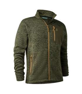 Veste tricotée Sarek Olive | Deerhunter