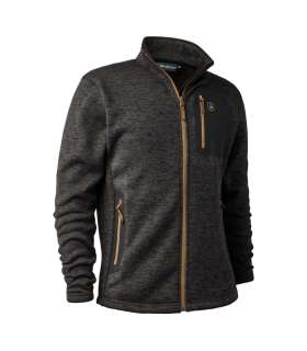 Veste tricotée Sarek Noir | Deerhunter