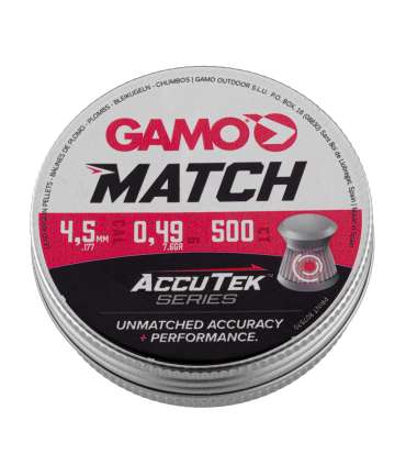 500 plombs MATCH ACCUTEK Cal.4.5 mm GAMO