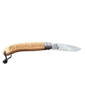 Couteau bois de hêtre modèle Leopard