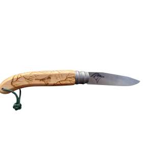 Couteau bois de hêtre modèle Grive  GRAVOO