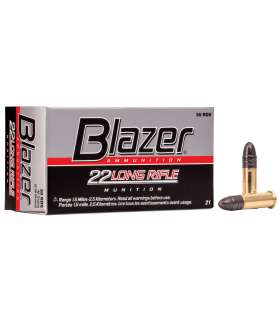 50 balles BLAZER Cal.22Lr 40Grs Cci