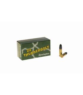 50 balles THUNDERBOLT HV Cal.22LR 40GRS REMINGTON