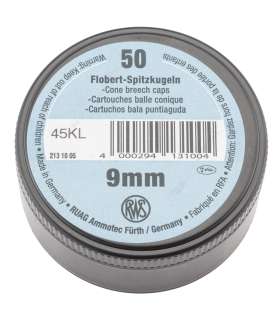 Boîte de 50 cartouches 9 mm Flobert Pointue | RWS