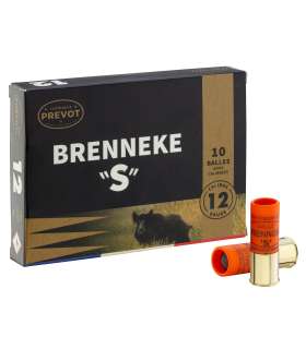 10 balles BRENNEKE ''S'' - Cal 12/70 PREVOT