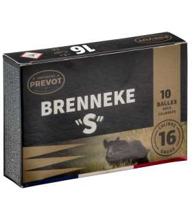 10 balles PREVOT BRENNEKE ''S'' - Cal 16/67 PREVOT