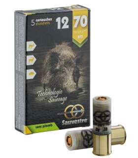 5 balles flèche pour fusil BFS sans plomb - Cal 12/70 SAUVESTRE