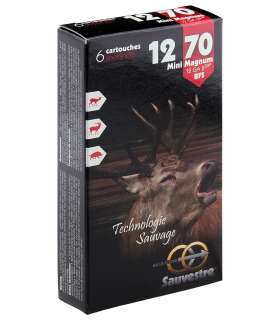 6 balles flèche Mini-Mag pour fusil - Cal 12/70 SAUVESTRE