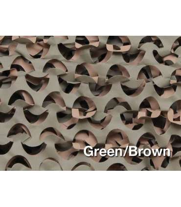 Filet de Camouflage Basic - 3m x 2,4m - Marron/Vert | CamoSystems