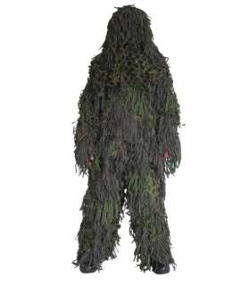 Jackal Ghillie Verte Motif Woodland | CamoSystems