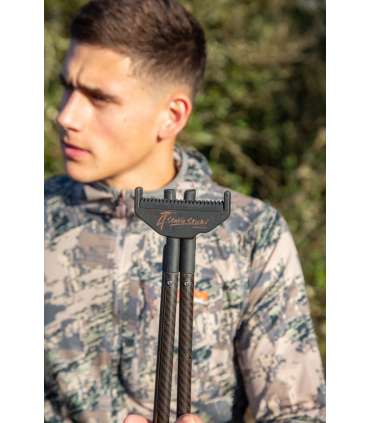 Canne BUSH ESSENTIAL carbone noire 4 STABLE STICKS