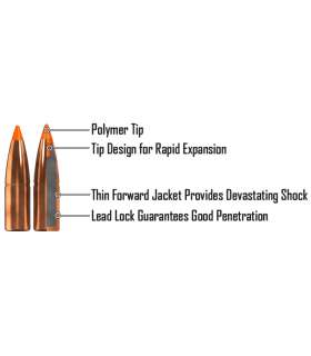 20 balles TIPSTRIKE Cal. 7X64 160 GRS NORMA 2