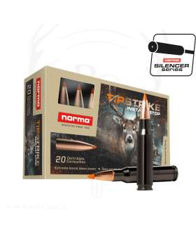 20 balles TIPSTRIKE SILENCER Cal. 308 WIN 170 GRS NORMA