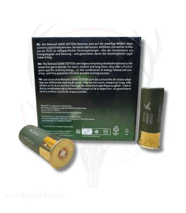 25 cartouches GAME EDITION BECASSE Cal. 12/67,5 34 g Pb.9 ROTTWEIL