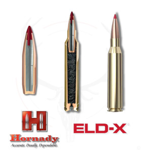 20 balles PRECISION HUNTER ELD-X 7MM-08 REM 150 Grs HORNADY 2