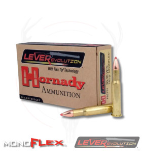 20 balles LEVEREVOLUTION MONOFLEX 45-70 GOVT 250 Grs HORNADY