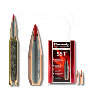 20 balles Superformance SST Cal.30-06 SPRG 165Grs HORNADY 2