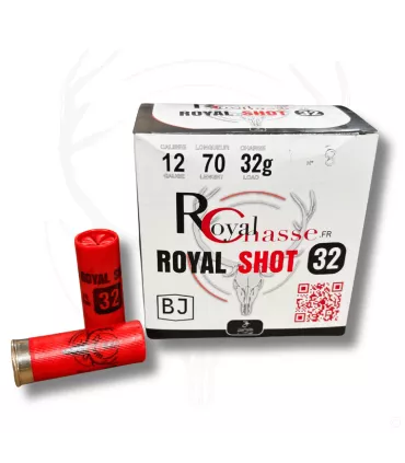 Cartouches "Royal Shot" 32Gr BJ - Cal 12/70 | Royal Chasse